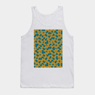 Ochre and blue tiles Tank Top